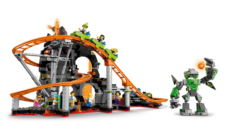 Lego City Lava Land Roller Coaster Park 60501 - Image 11