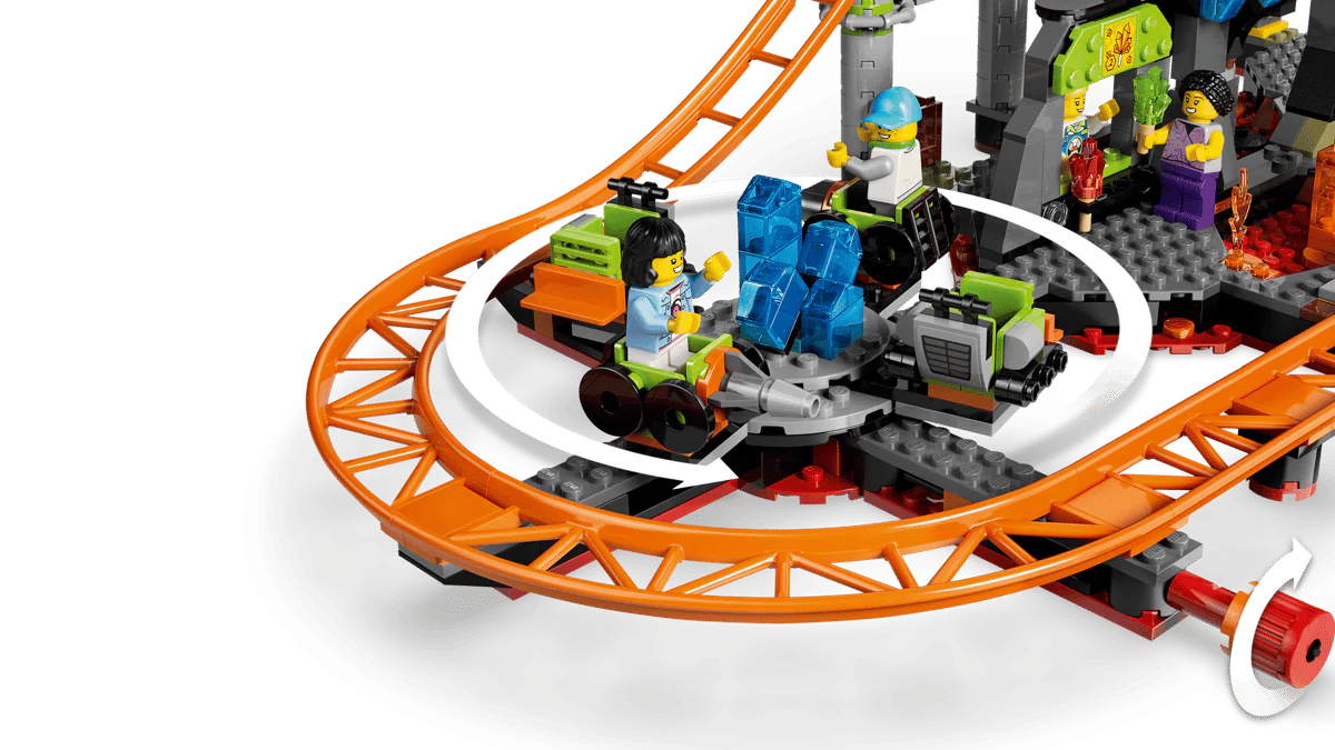 Lego City Lava Land Roller Coaster Park 60501 - Image 8