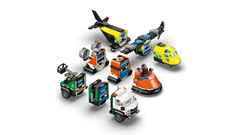 Lego City Airplane, Truck & Hovercraft Remix 60505 - Image 2