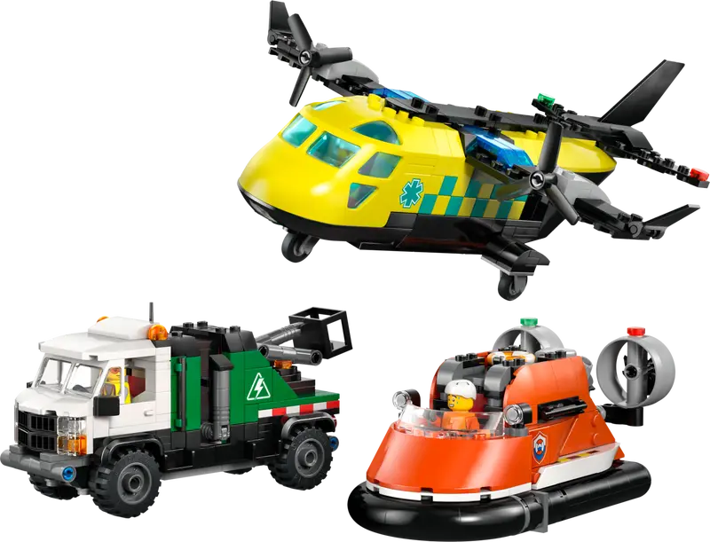Lego City Airplane, Truck & Hovercraft Remix 60505 - Image 3