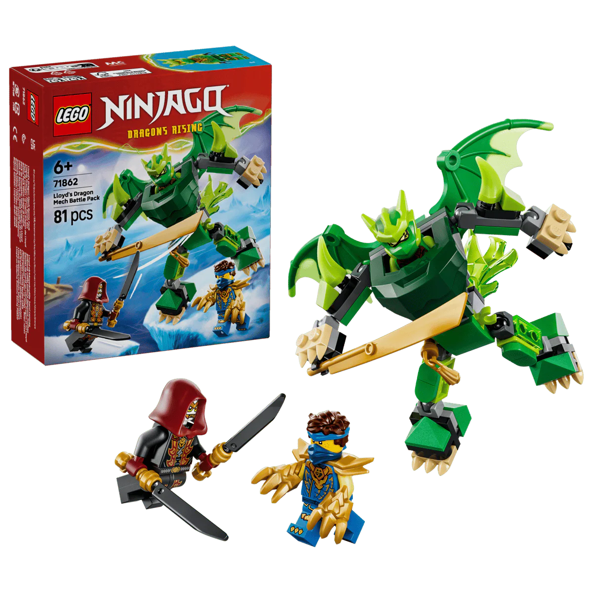 Lego Nin Lloyd's Dragon Mech Battle Pack 71862