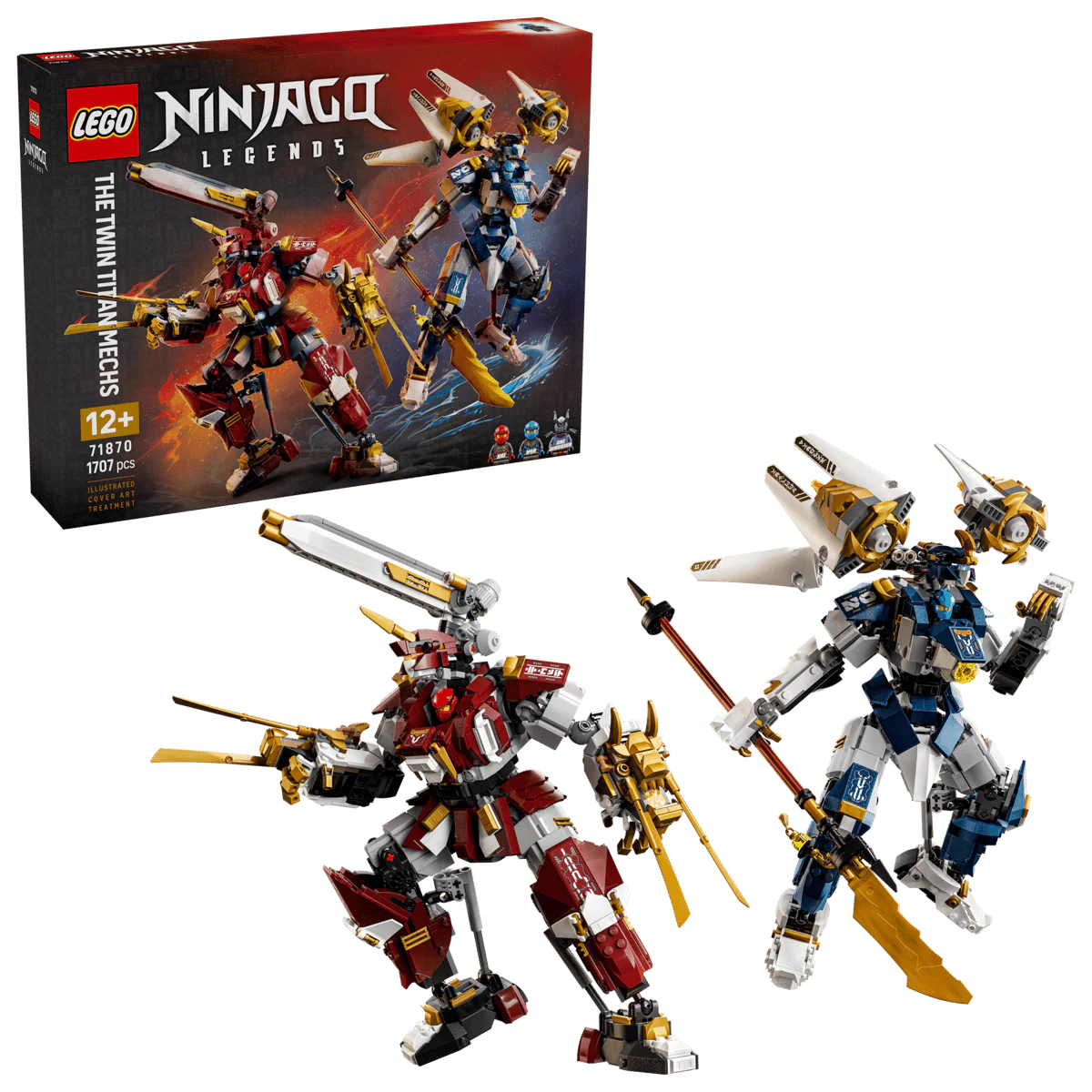 Lego Nin The Twin Titan Mechs 71870