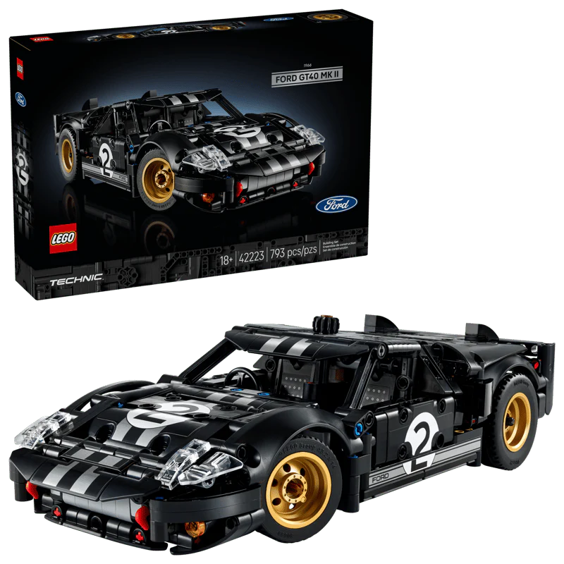 Lego Tech 1966 Ford GT40 MKII Race Car 42223