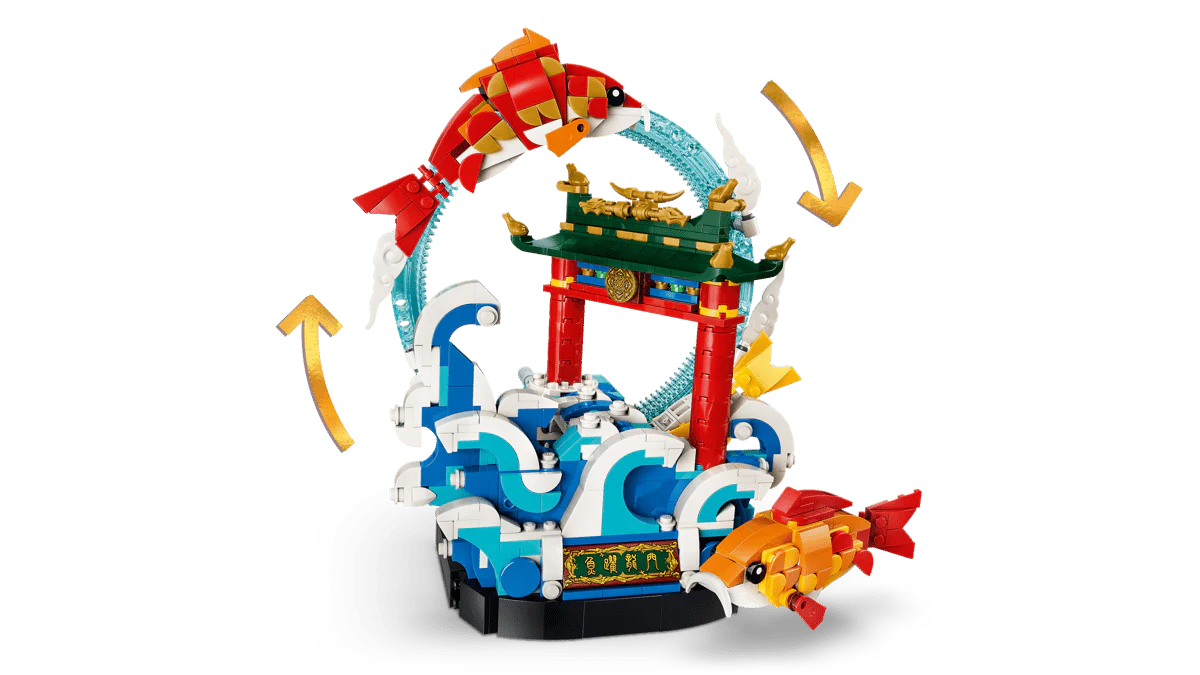 Lego Chinese NY Prosperity Carp Leaping 80120 - Image 4