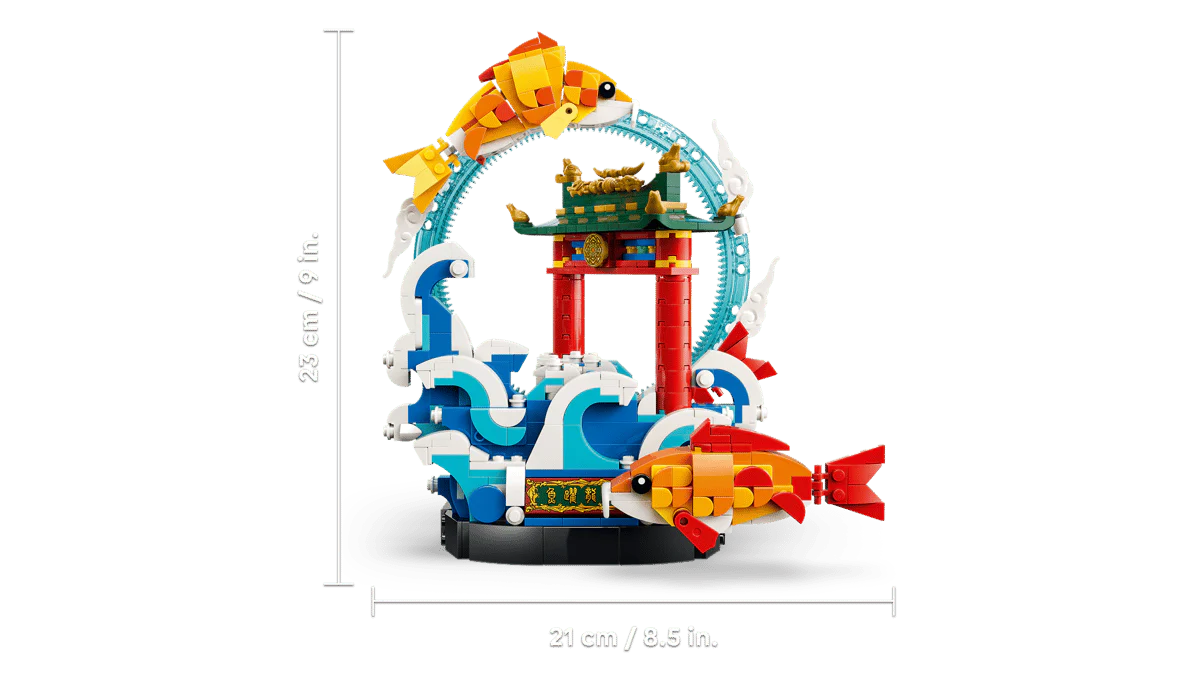 Lego Chinese NY Prosperity Carp Leaping 80120 - Image 5