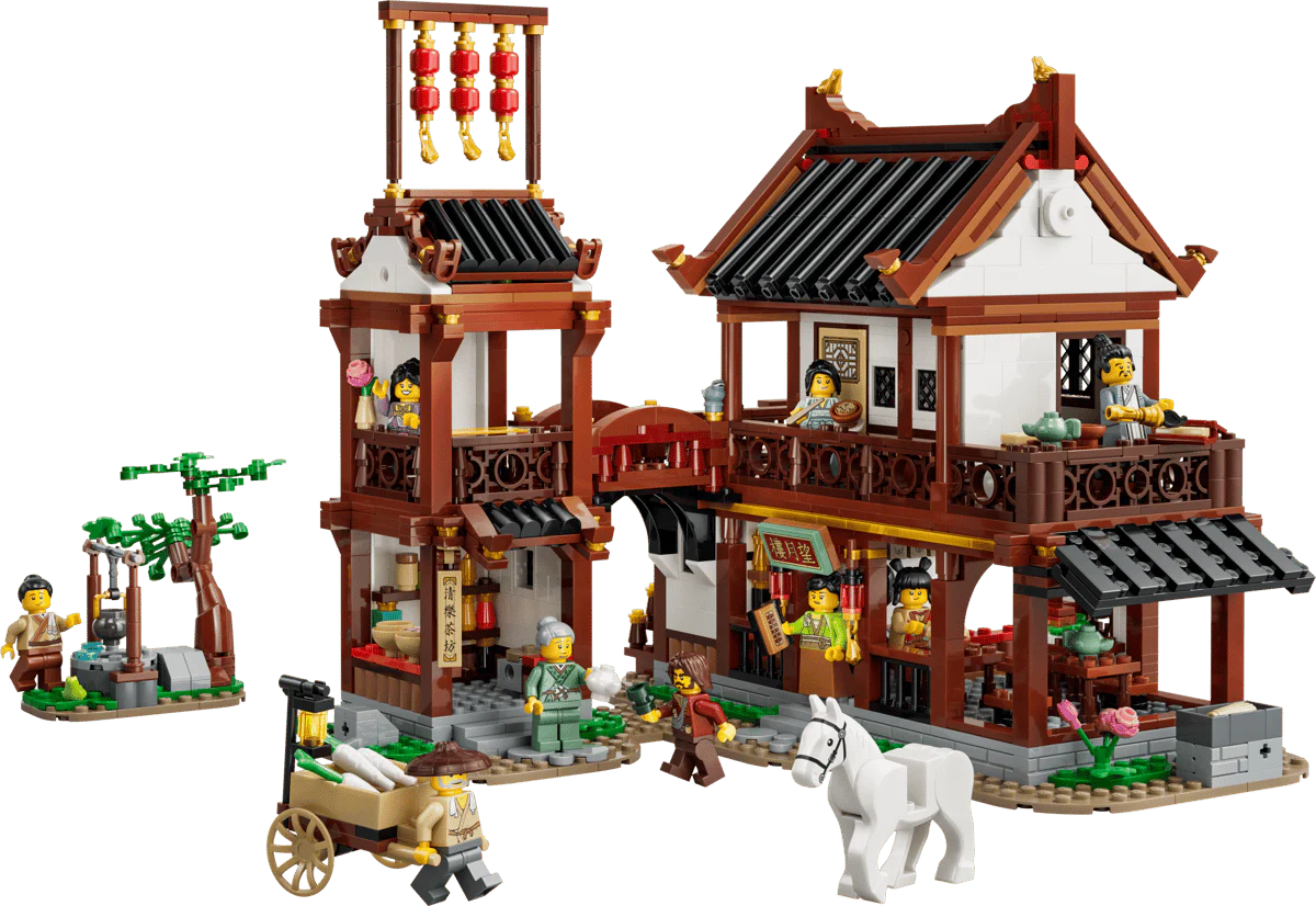 Lego Chinese NY Ancient Moon-Gazing Inn 80121 - Image 2