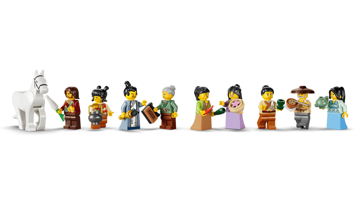 Lego Chinese NY Ancient Moon-Gazing Inn 80121 - Image 3