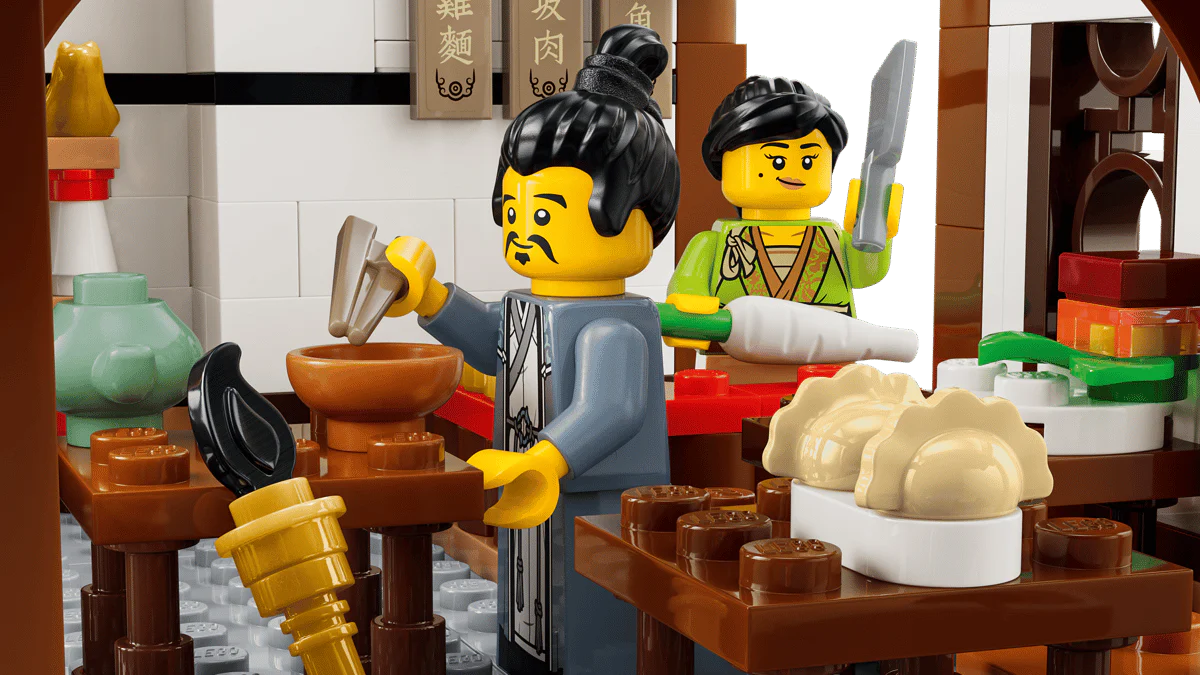 Lego Chinese NY Ancient Moon-Gazing Inn 80121 - Image 4