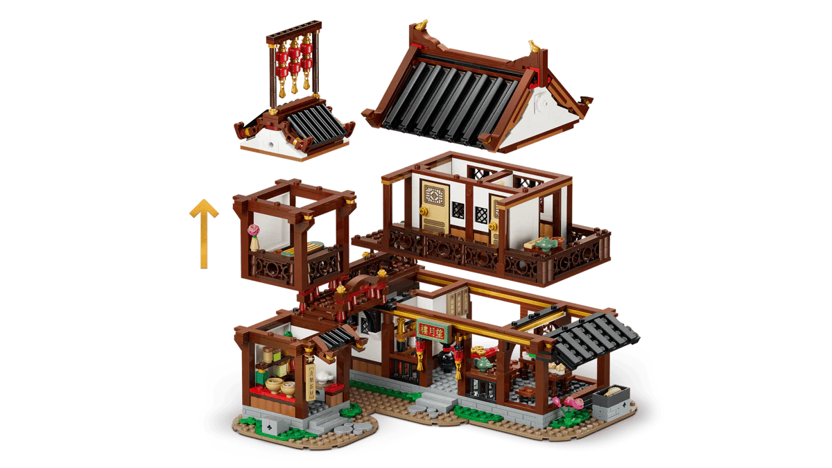 Lego Chinese NY Ancient Moon-Gazing Inn 80121 - Image 5