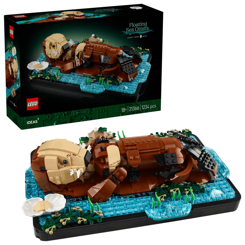 Lego Ideas Floating Sea Otters 21366