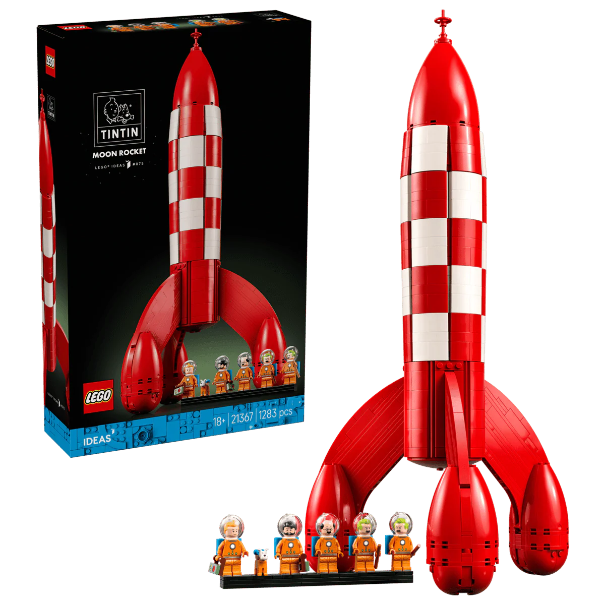 Lego Ideas Tintin Moon Rocket 21367