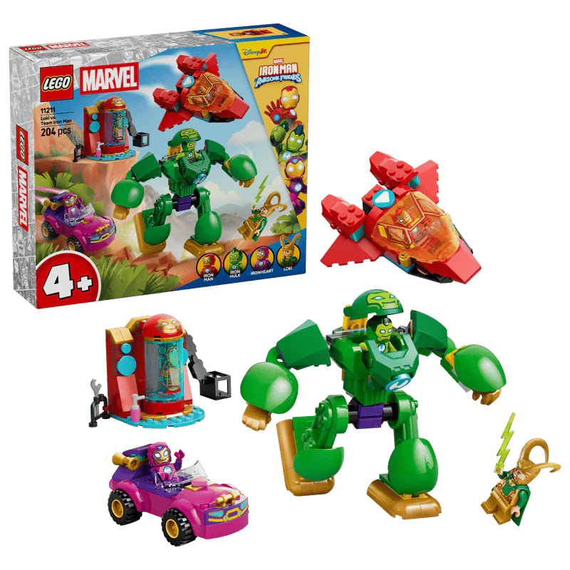 Lego SH Loki vs Team Iron Man 11211