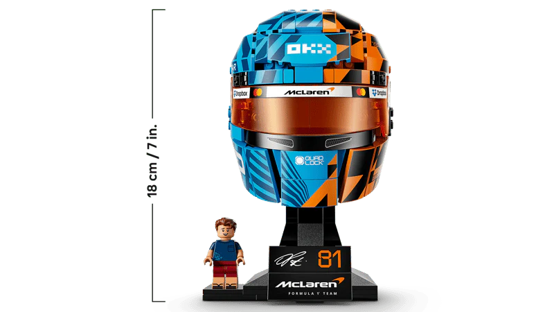 Lego Editions McLaren Oscar Piastri Helmet 43017 - Image 3