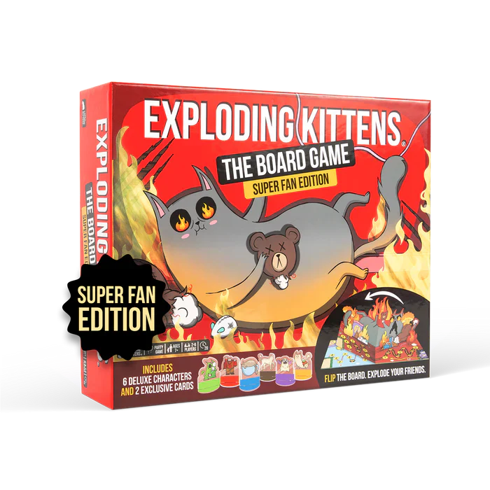 Exploding Kittens The Board Game Super Fan