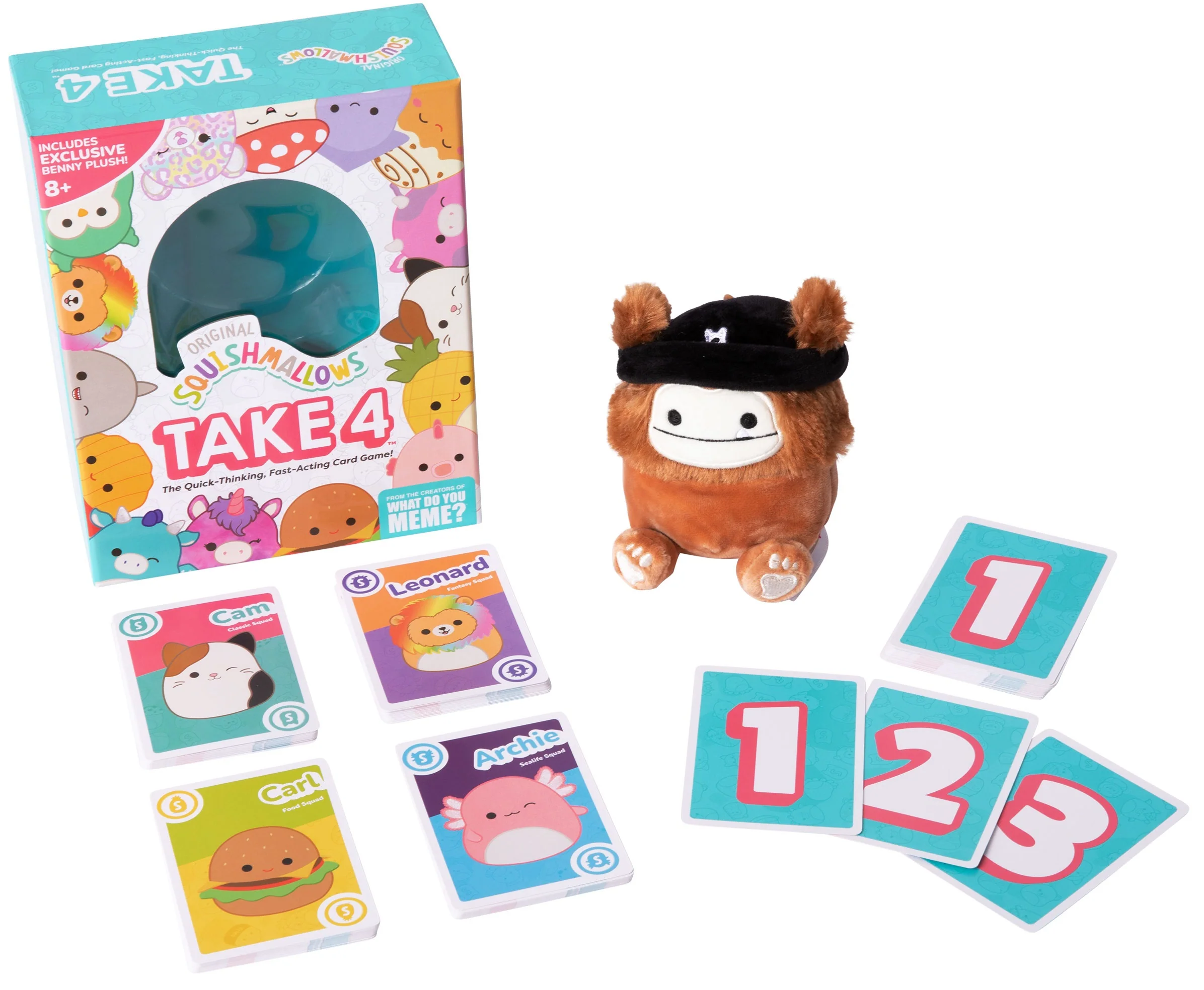 Squishmallows Take 4 Card Game - Image 3