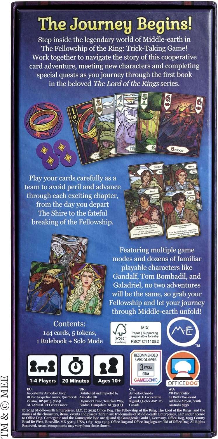 LOTR The Fellowship of the Ring Trick Taking Game - Image 2