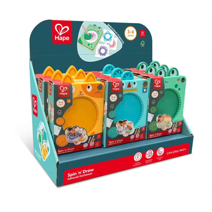 Hape Spin n Draw Mandala Kits Robot