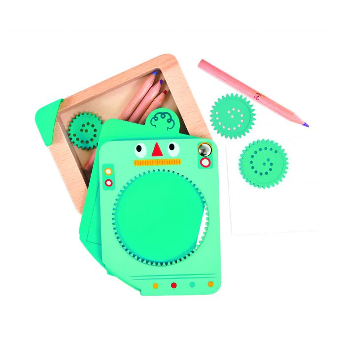 Hape Spin n Draw Mandala Kits Robot - Image 2