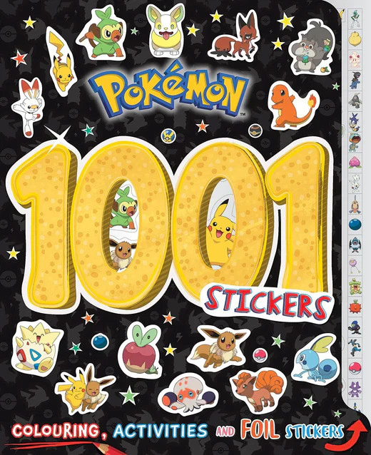 Pokemon 1001 Stickers