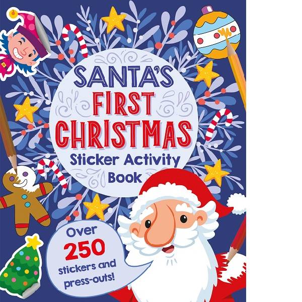 Santas First Christmas Sticker Activity
