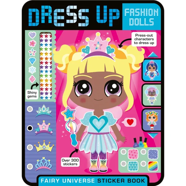 Dress Up Fashion Dolls: Fairy Sticker Book