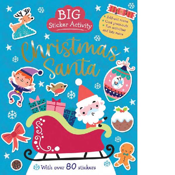 Christmas Santa Big Sticker Activity
