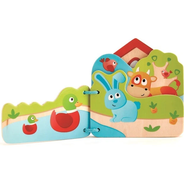 Hape Babys Farm Animal Book - Image 2