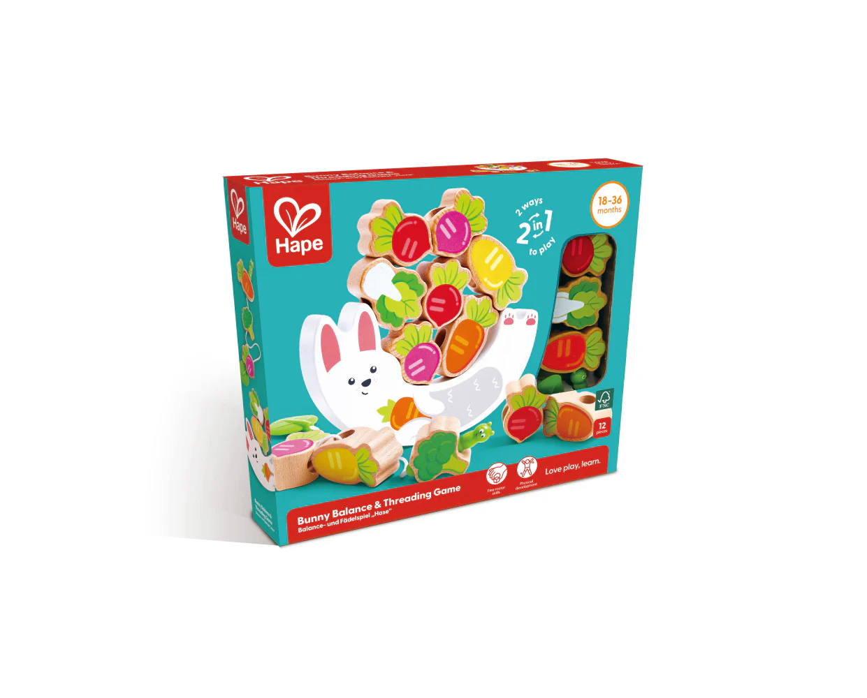 Hape Bunny Balance & Threading Game