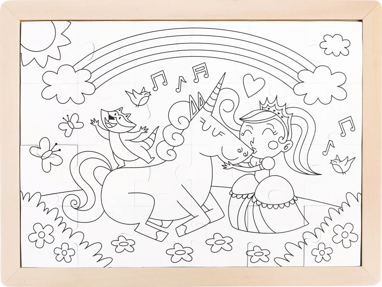 Hape Unicorn Double Sided 24pc - Image 2