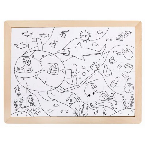 Hape Ocean Rescue Double Sided 48pc - Image 2