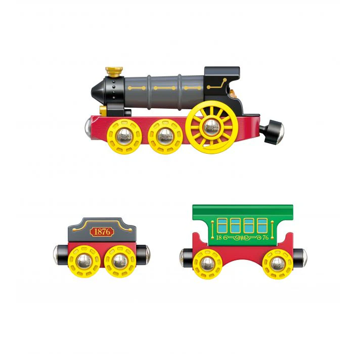 Hape Retro Steam Train with Lights & Sounds - Image 2