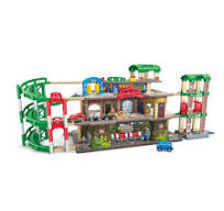 Hape Multi-Level Railway City Set - Image 2