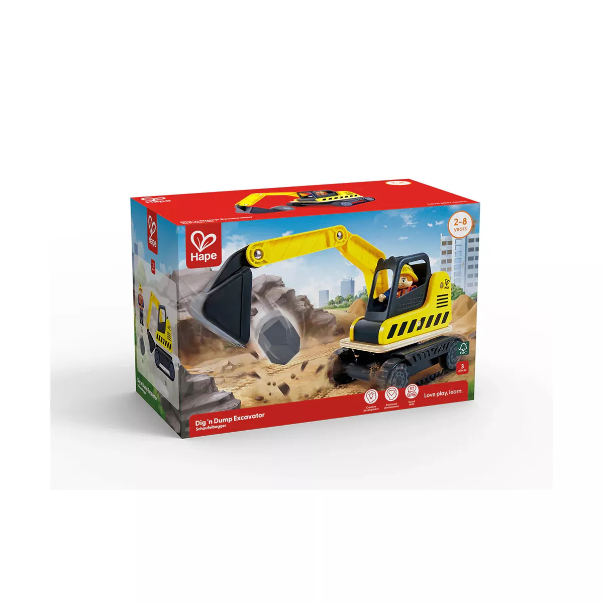 Hape Dig n Dump Excavator