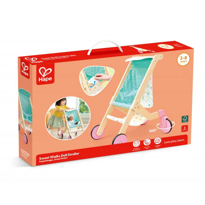 Hape Sweet Walks Doll Stroller - Image 2