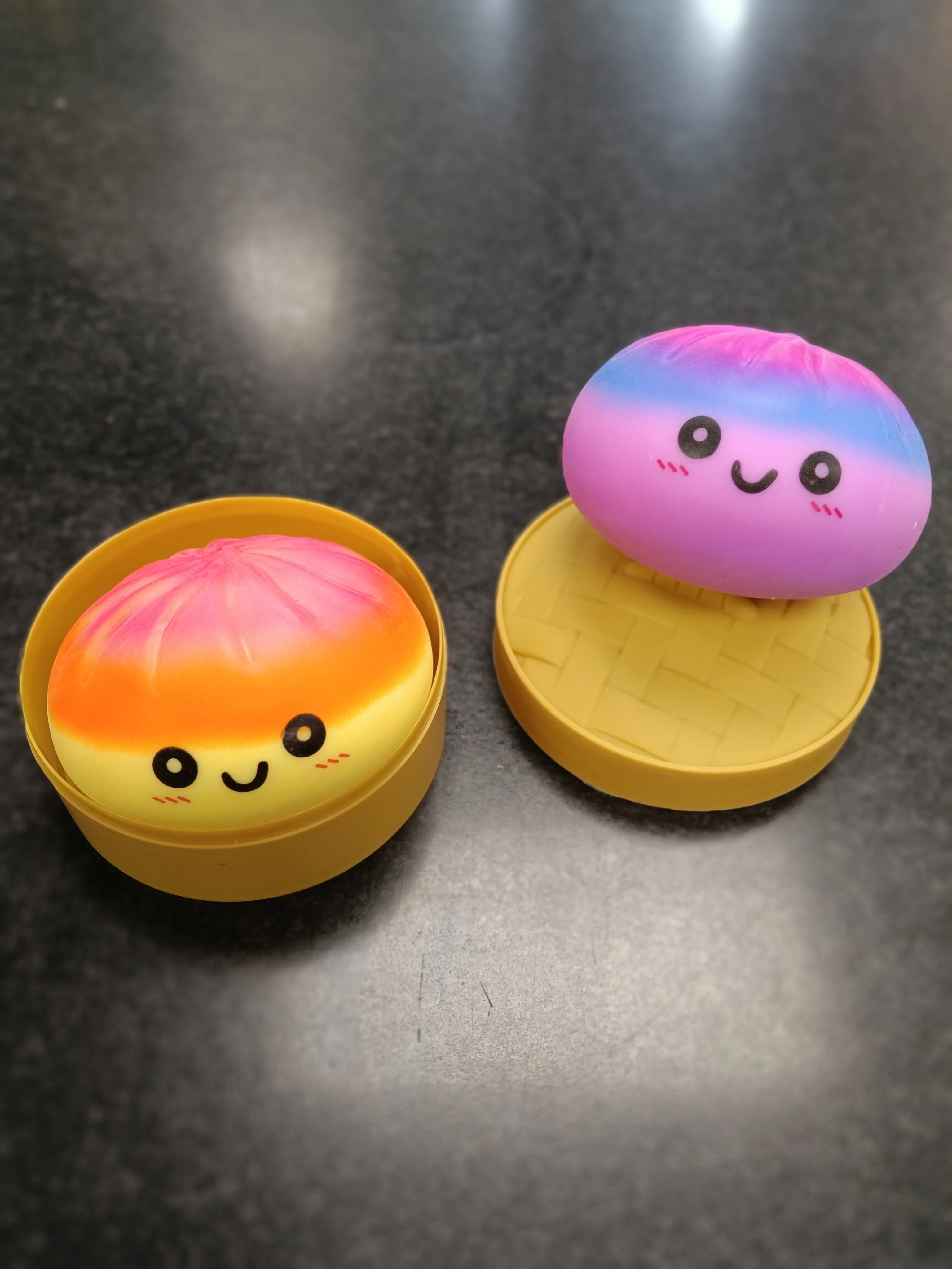 Rainbow Colour Dumpling Squishy