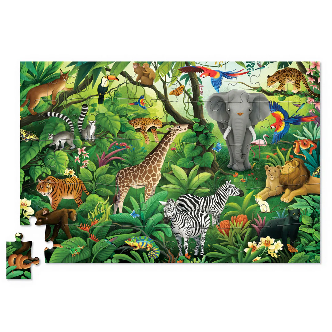 CC Holographic Puzzle Jungle Paradise 50pc - Image 2