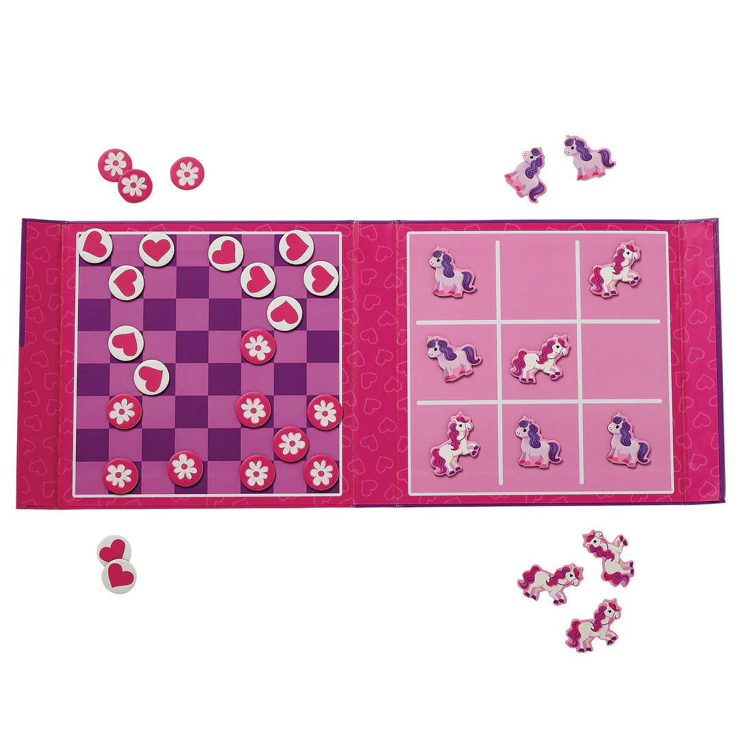 CC Magnetic Games Tic Tac Toe Unicorns - Image 2