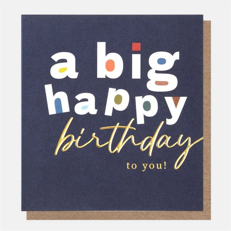 A Big Happy Birthday To You