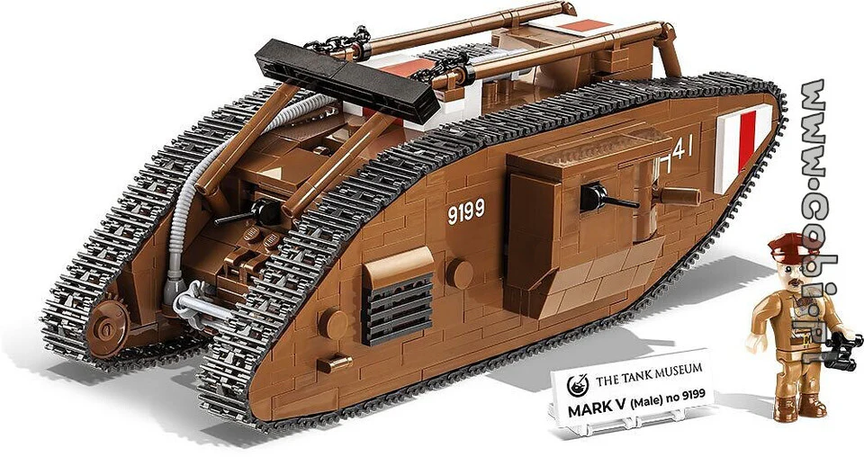 Cobi Mark V Male Tank 2984 - Image 3