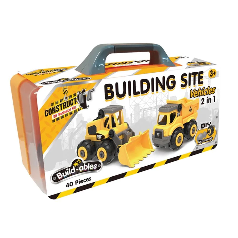 Build-ables Building Site Vehicles 2in1