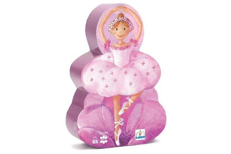 Djeco Ballerina & Flower 36pc