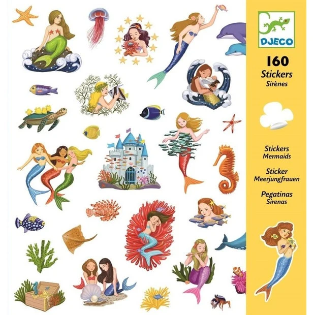 Djeco Stickers Mermaids