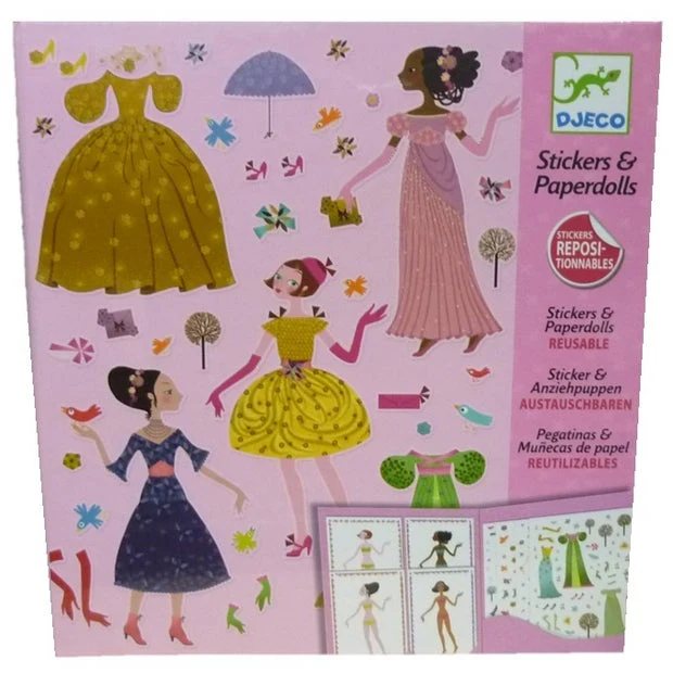 Djeco Paper Dolls Dresses Seasons