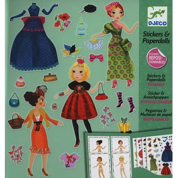 Djeco Paper Dolls Massive Fashion