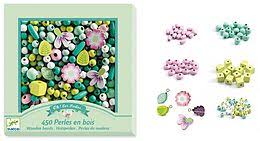 Djeco Wooden Beads Leaves and Flowers