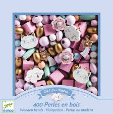 Djeco Wooden Beads Rainbow