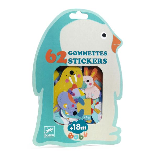 Djeco Ice Field Animals Stickers