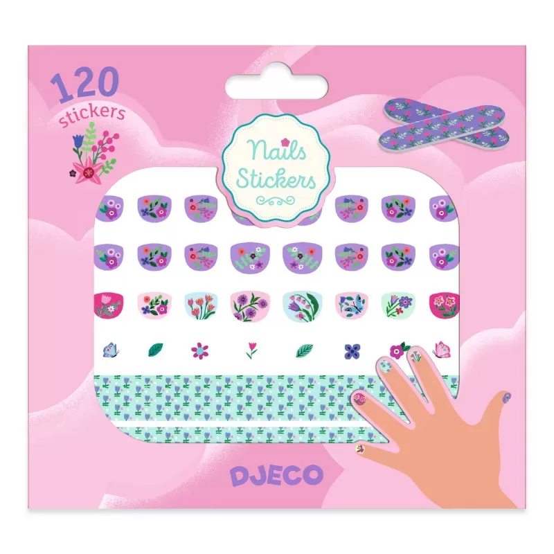 Djeco Nail Stickers Petite Fleur
