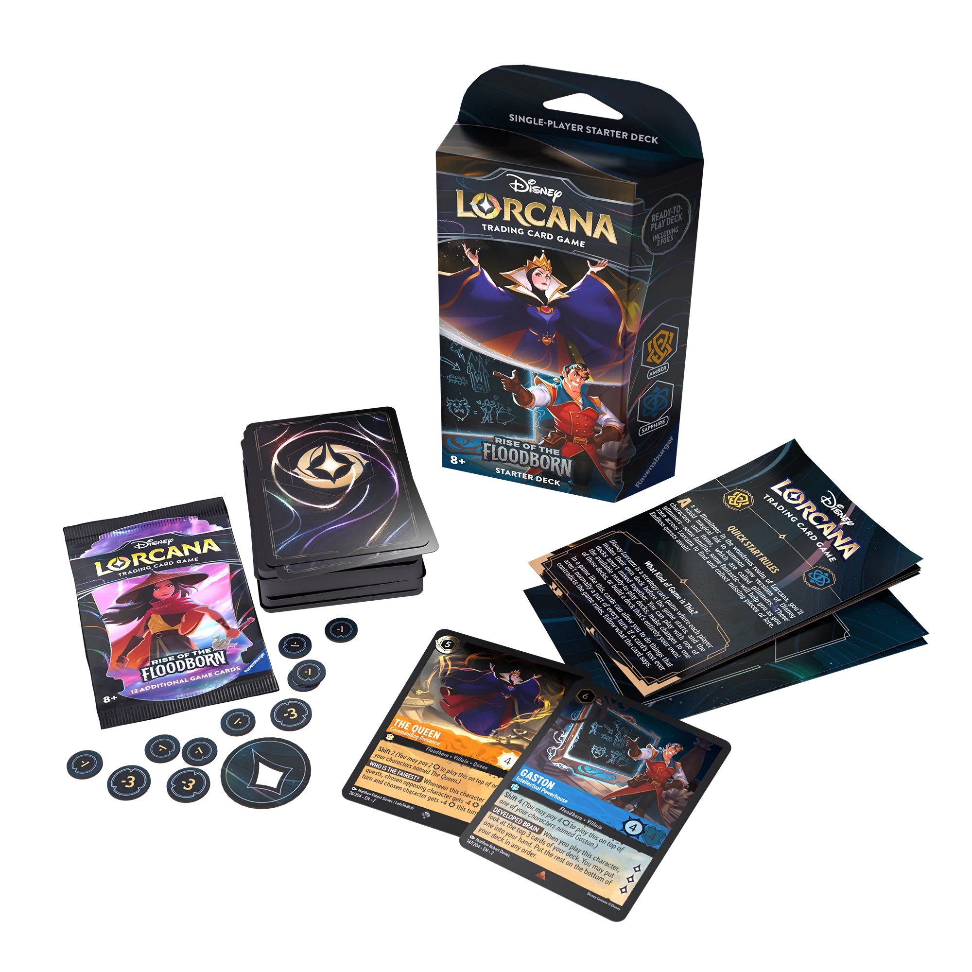 Lorcana S2 Rise of the Floodborn Amber & Sapphire - Image 2