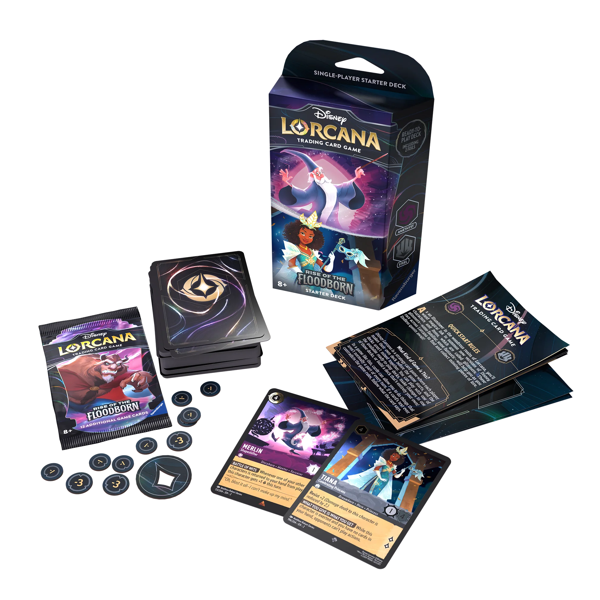 Lorcana S2 Rise of the Floodborn Amethyst & Steel - Image 2